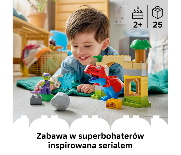 LEGO DUPLO 10463 Dinozaur Spidey-Rex i Zielony Goblin - 1488998 - zdjęcie 4